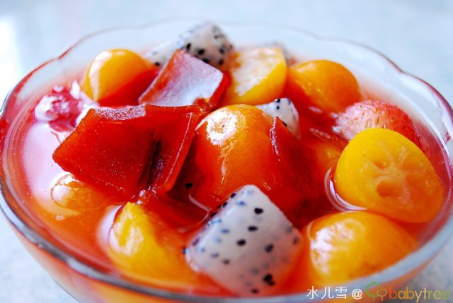 金桔山楂羹.真的甜甜的,酸酸的.