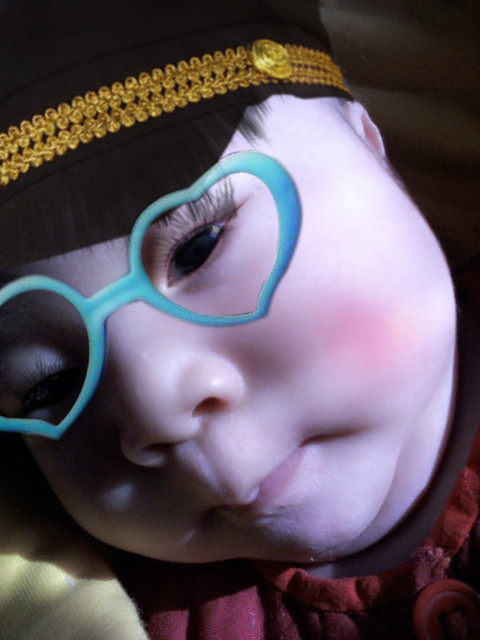 恶搞宝宝啦,妈妈晒