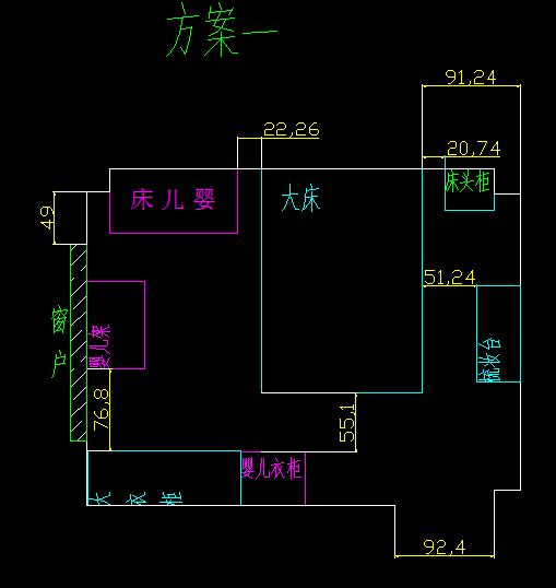 請大家看看哪種嬰兒床擺放方式好?