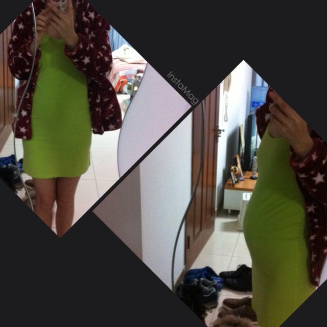 三个月了,大家的肚子多大了!