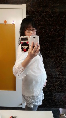 32周自拍大肚腩照