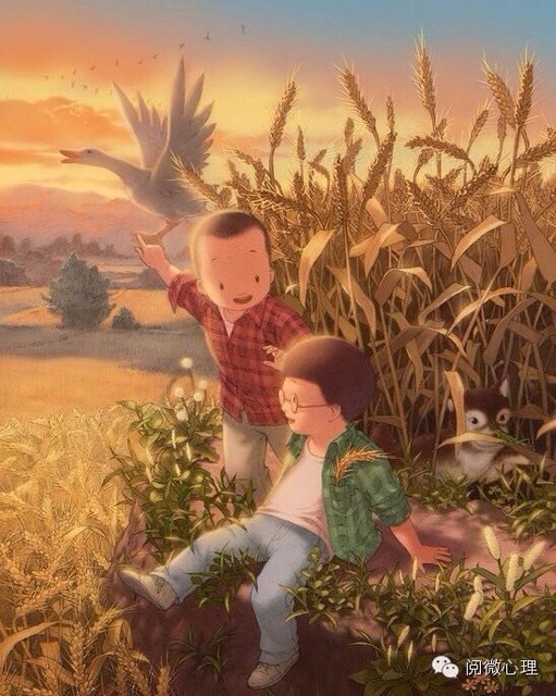 的童年时的幸福,   那么简单又亲近自然,    多么向往多么留恋