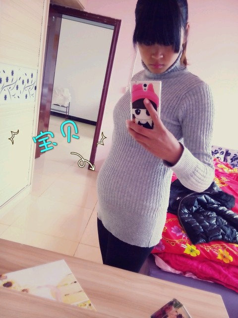 我应该也是下怀吧,人家都是我肚子好低啊