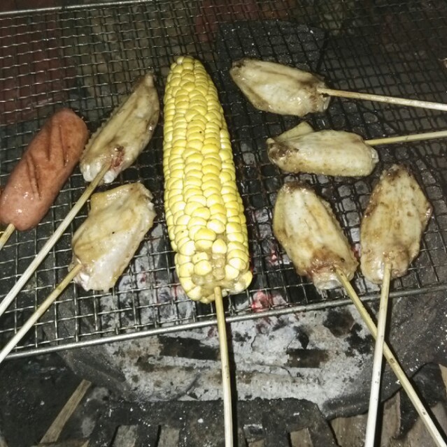 自己在家里烧烤的很普通