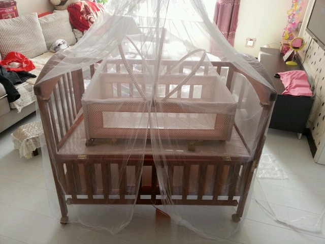 婴儿床到货了,我孕六个月自己装.稍慢上全图_很沉很沉,不过我_宝宝树