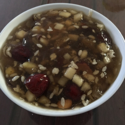 孕29周,刚刚吃了几口酒酿甜羹,就这种甜糟羹,请问对宝宝有没有影响